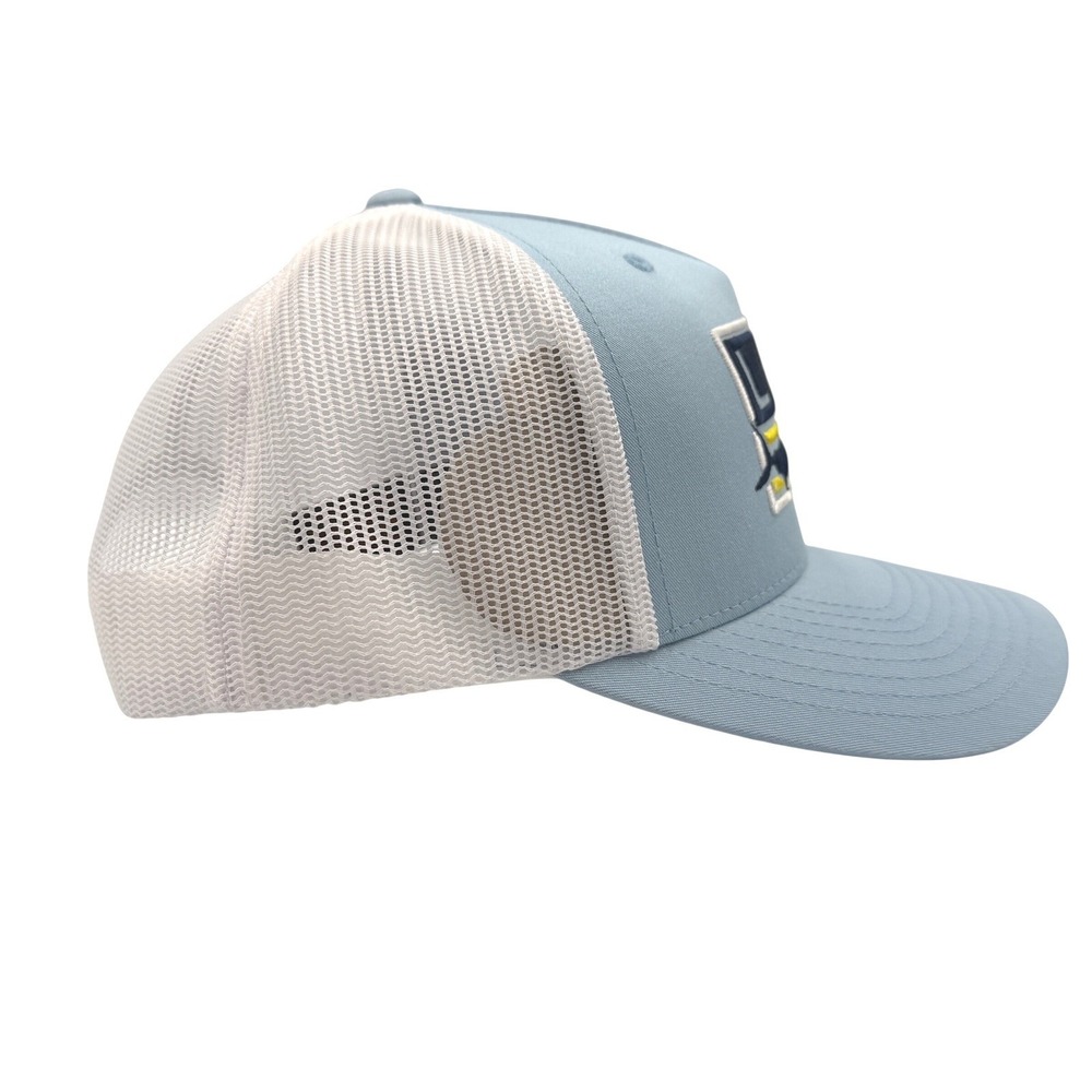 Huk Trophy Flag Trucker Hat Mens OSFA Blue New Fishing SnapBack H3000470-452-1 - Picture 8 of 11